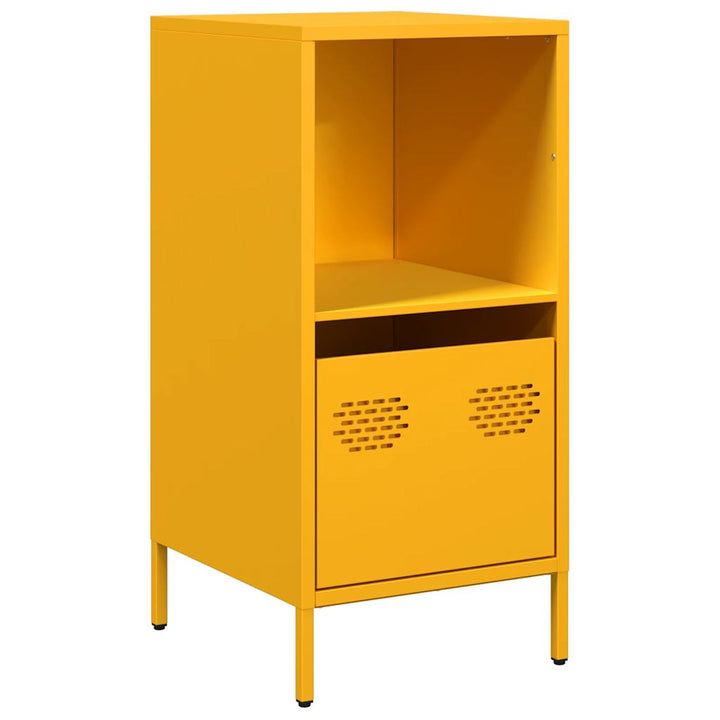 skab 35x39x73,5 cm koldvalset stål sennepsgul