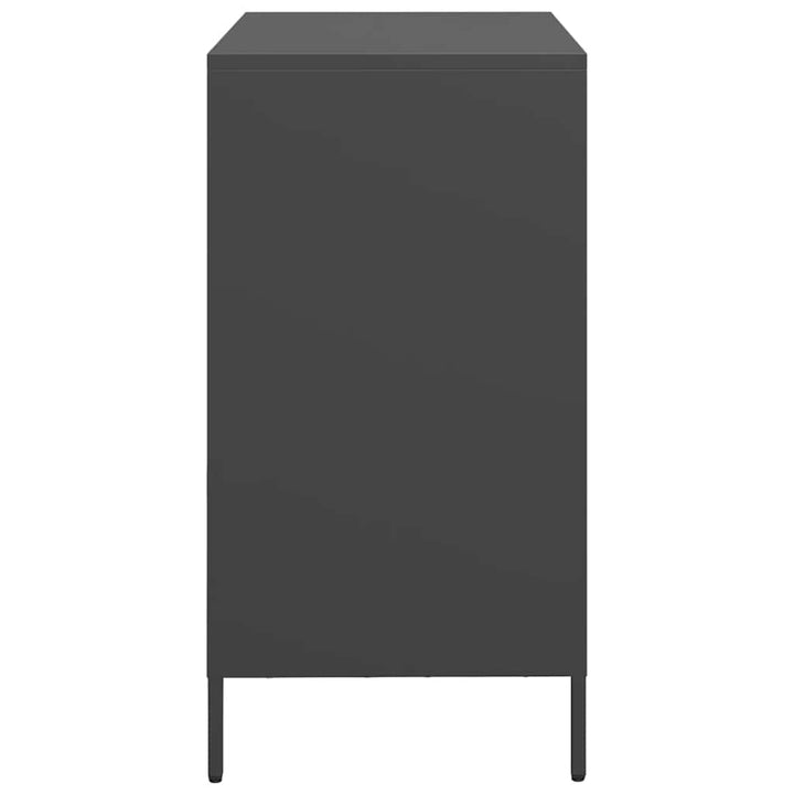 skænk 68x39x73,5 cm koldvalset stål sort