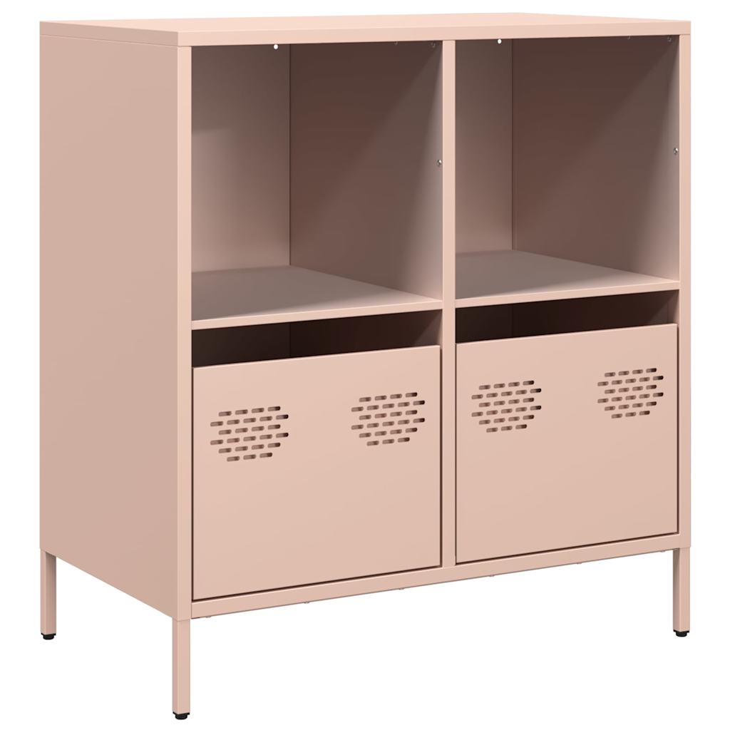 skab 68x39x73,5 cm koldvalset stål lyserød
