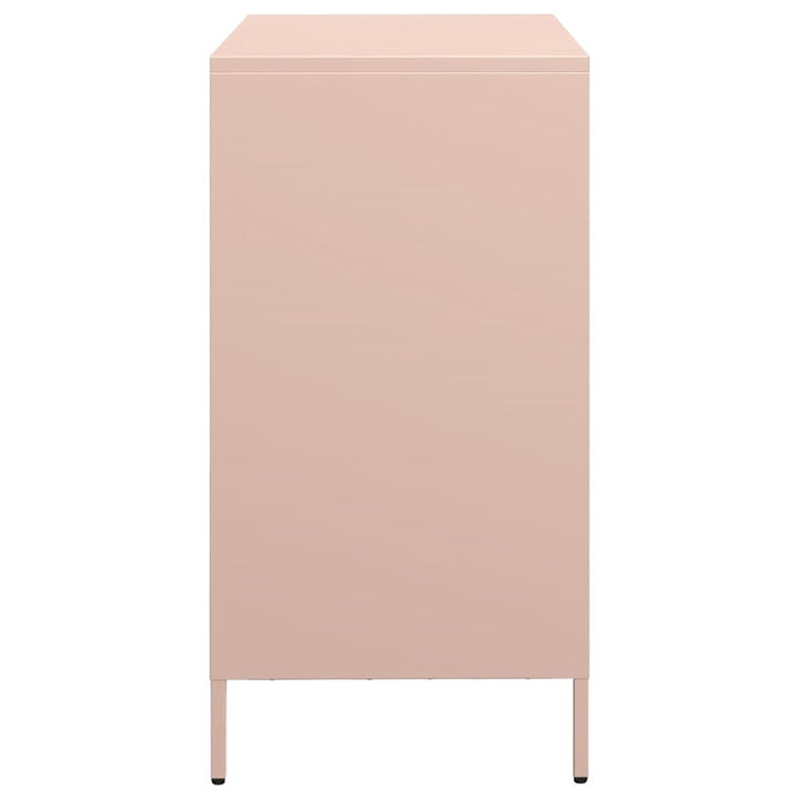 skab 68x39x73,5 cm koldvalset stål lyserød