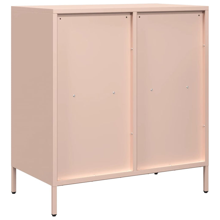 skab 68x39x73,5 cm koldvalset stål lyserød