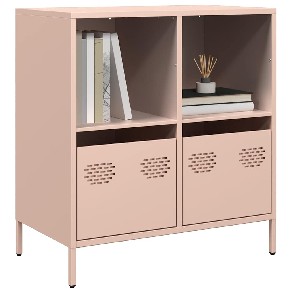 skab 68x39x73,5 cm koldvalset stål lyserød