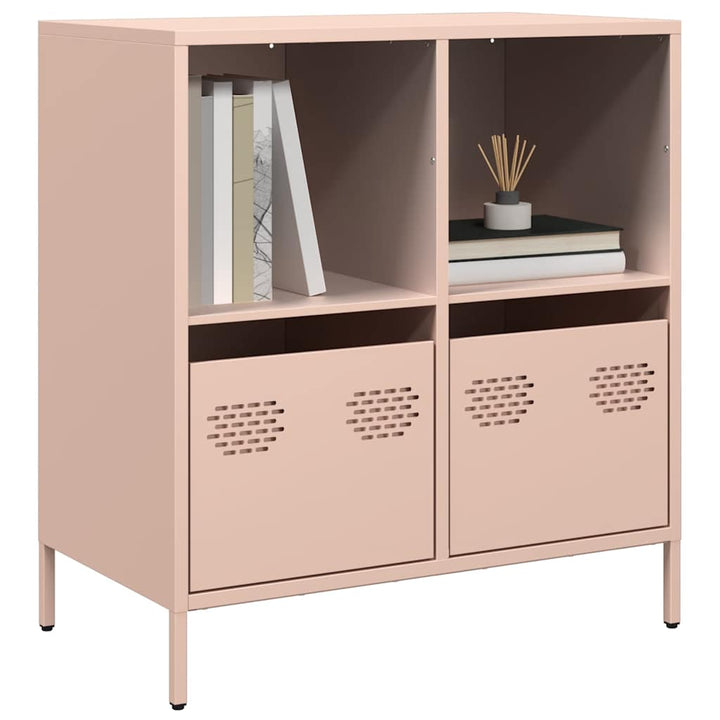 skab 68x39x73,5 cm koldvalset stål lyserød