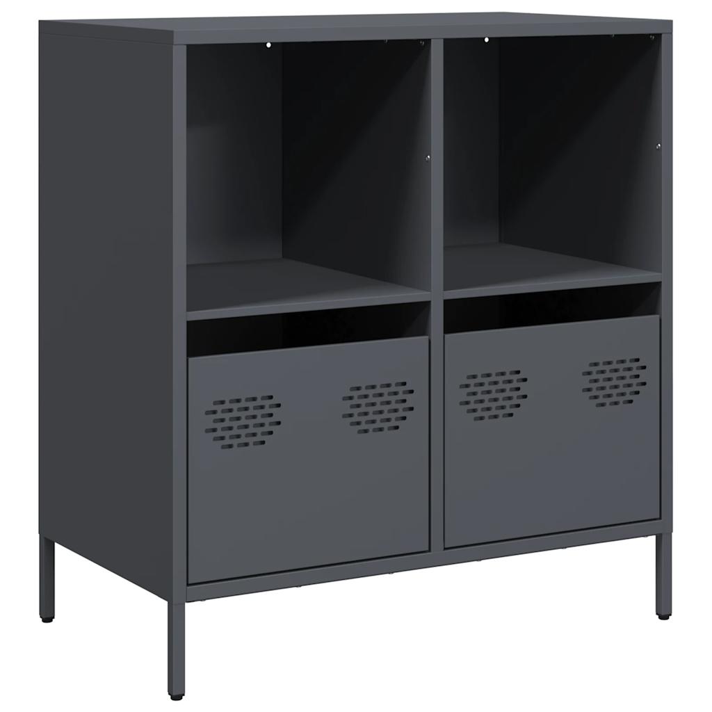 skænk 68x39x73,5 cm koldvalset stål antracitgrå