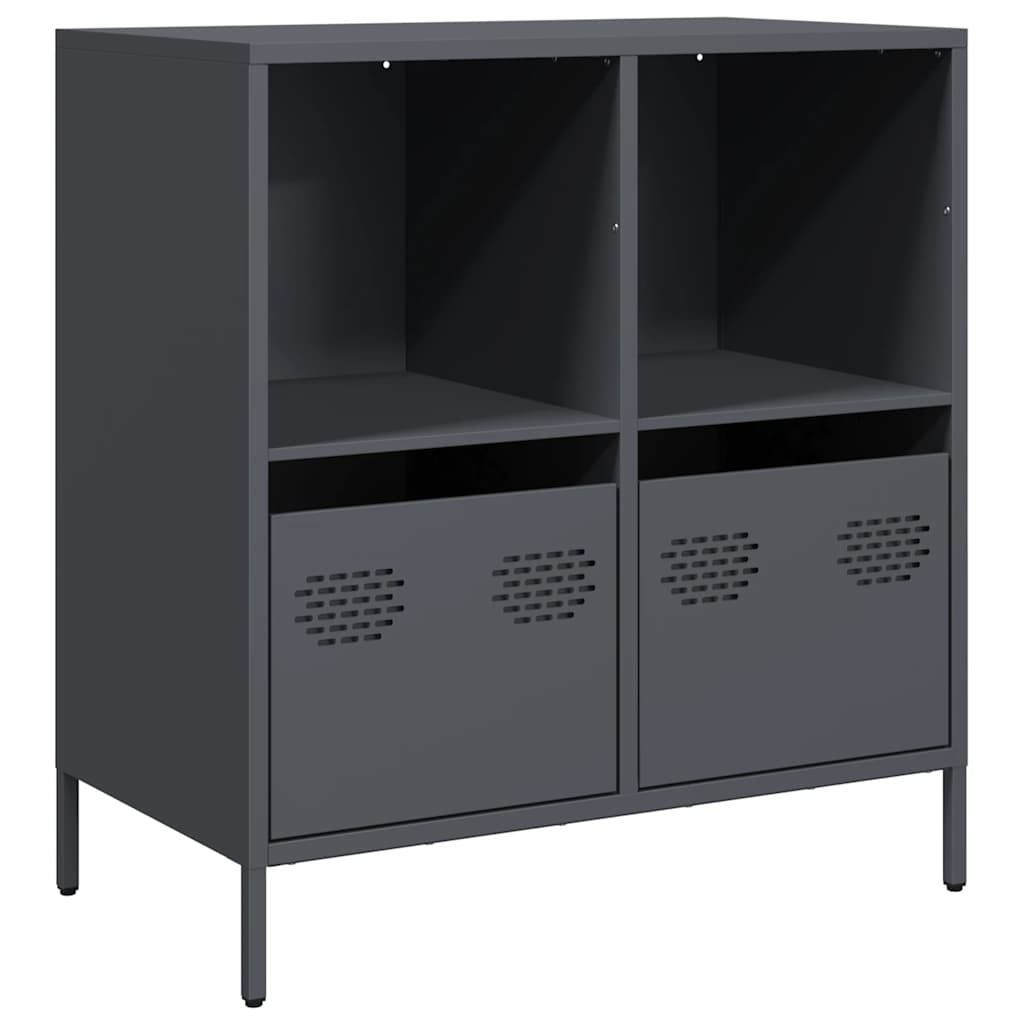 skænk 68x39x73,5 cm koldvalset stål antracitgrå