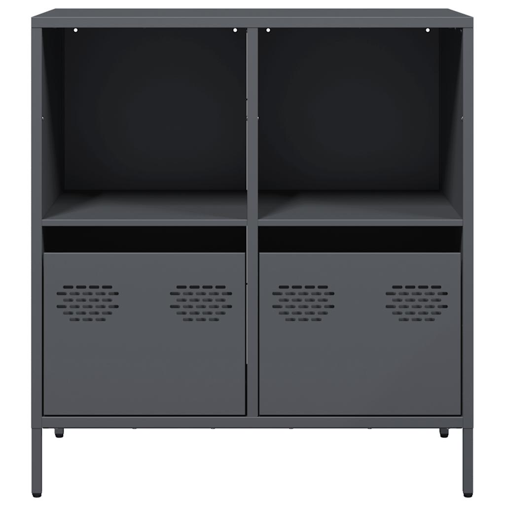 skænk 68x39x73,5 cm koldvalset stål antracitgrå