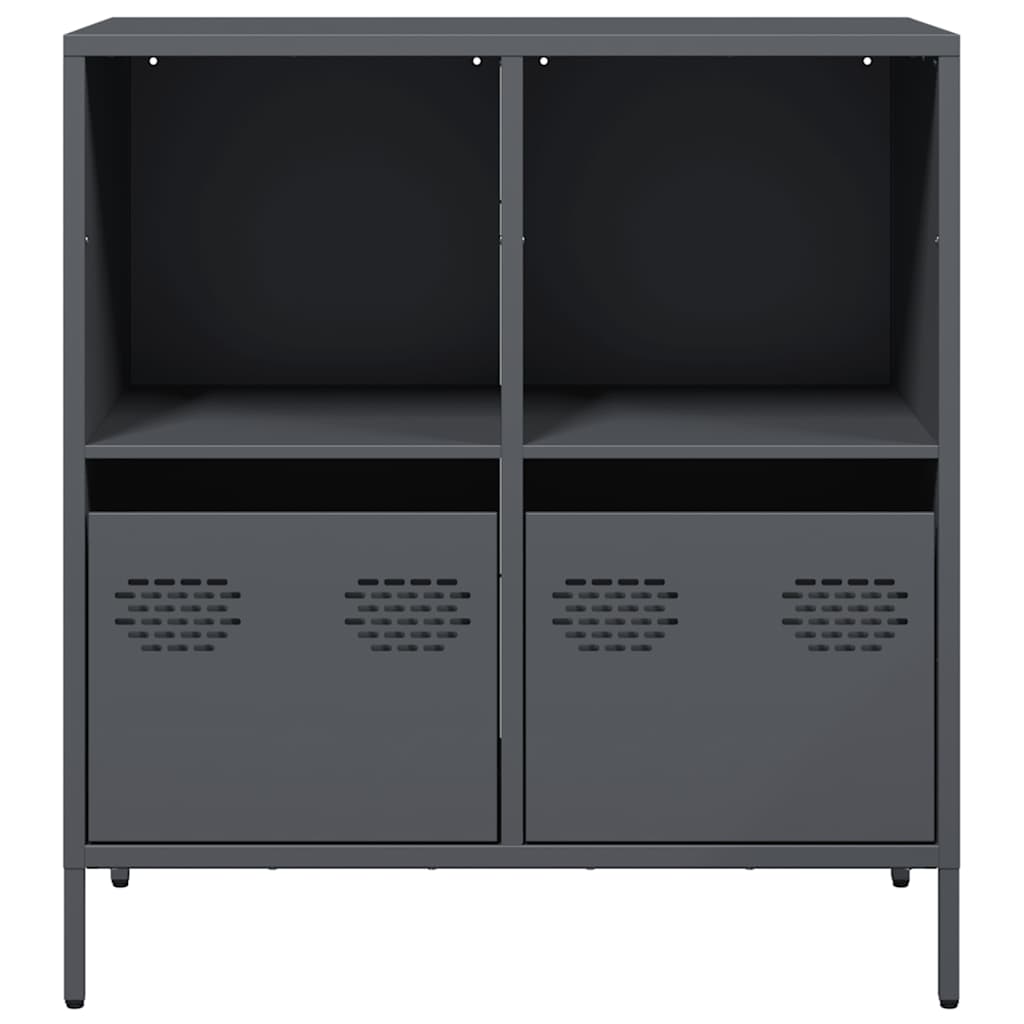 skænk 68x39x73,5 cm koldvalset stål antracitgrå