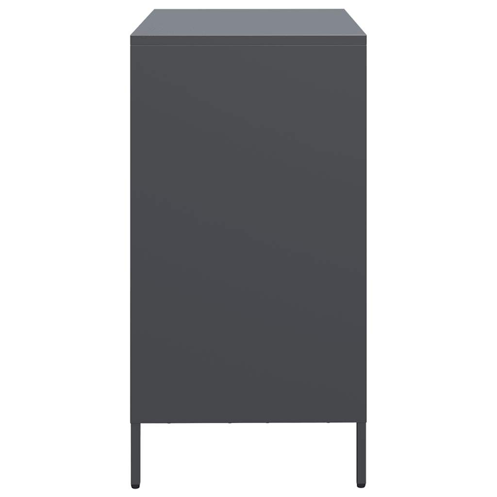 skænk 68x39x73,5 cm koldvalset stål antracitgrå