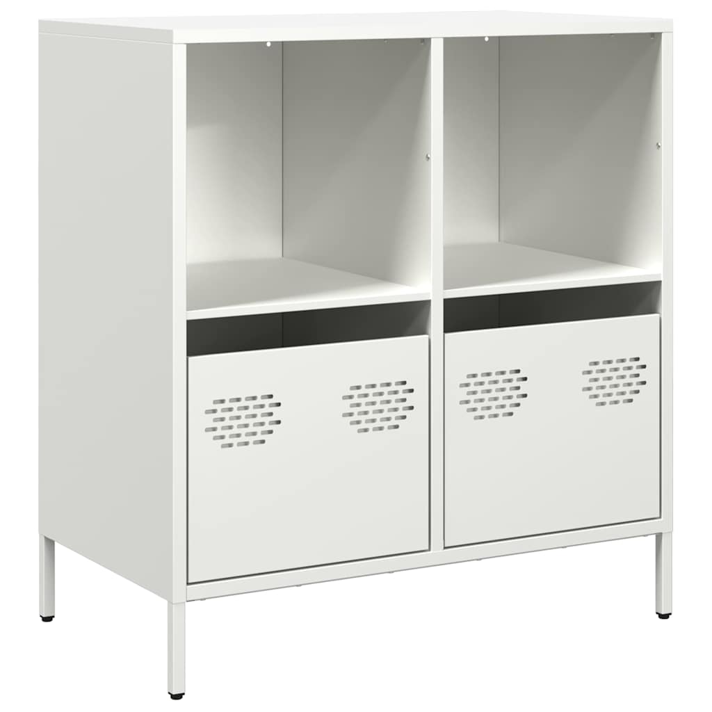 skab 68x39x73,5 cm koldvalset stål hvid