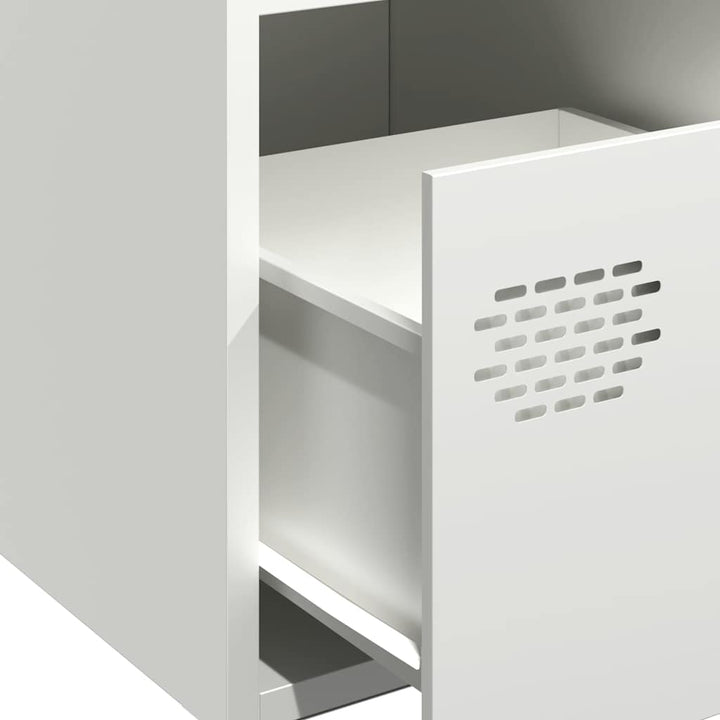 skab 68x39x73,5 cm koldvalset stål hvid