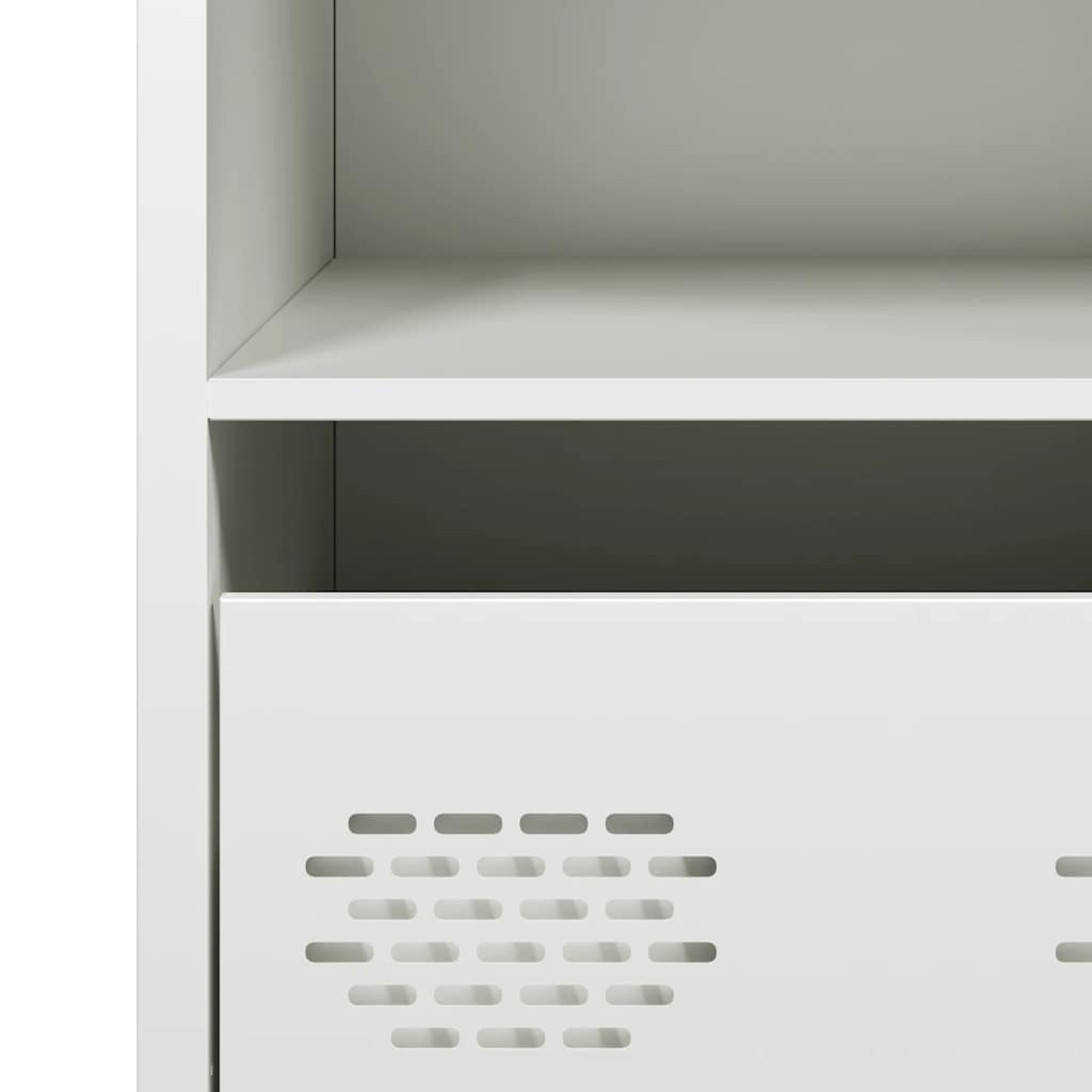 skab 68x39x73,5 cm koldvalset stål hvid