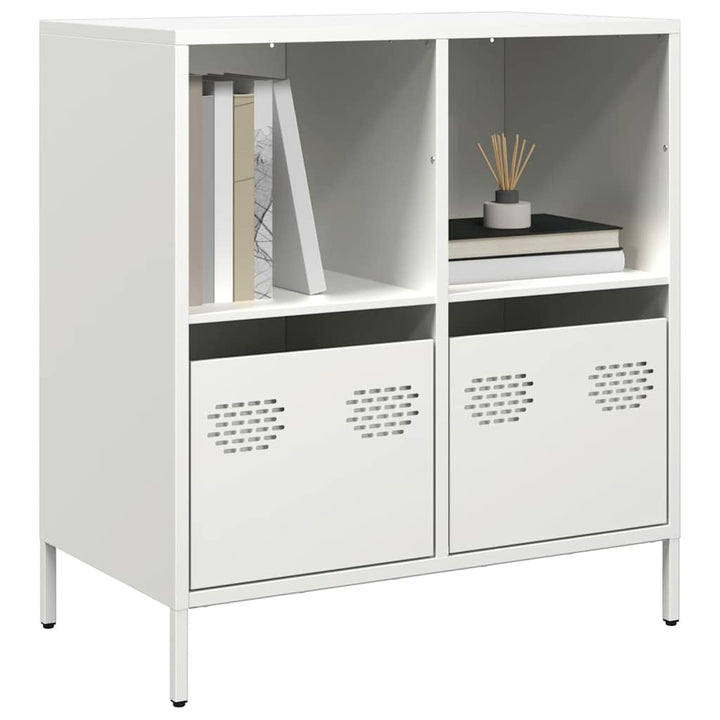skab 68x39x73,5 cm koldvalset stål hvid