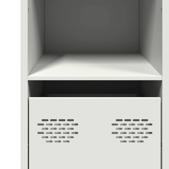 skænk 101,5x39x73,5 cm koldvalset stål hvid