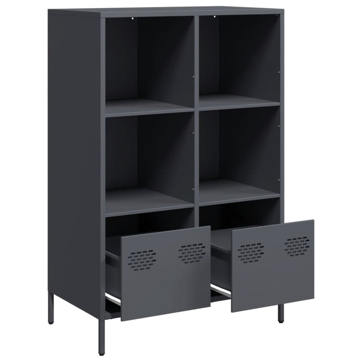 skab 68x39x103,5 cm stål antracitgrå