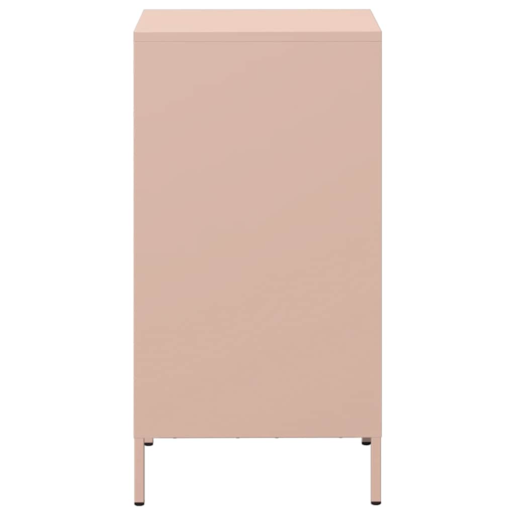 skab 35x39x73,5 cm koldvalset stål lyserød