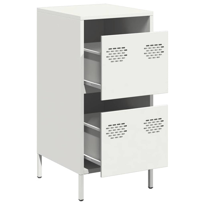 skænk 35x39x73,5 cm koldvalset stål hvid