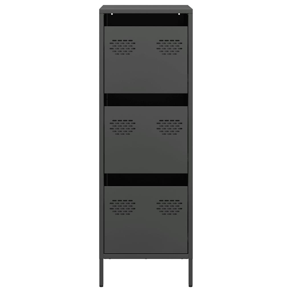 skab 35x39x103,5 cm stål sort