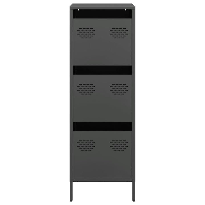 skab 35x39x103,5 cm stål sort