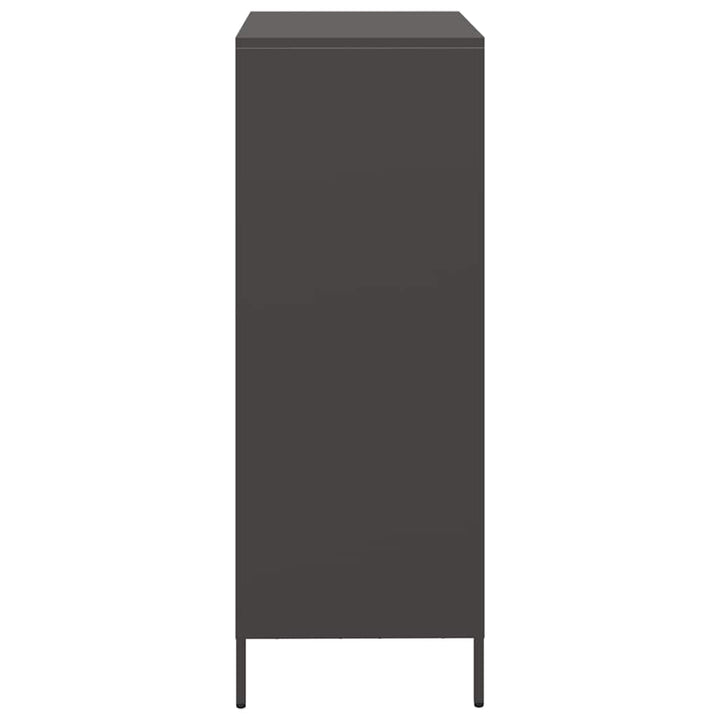 skab 35x39x103,5 cm stål sort