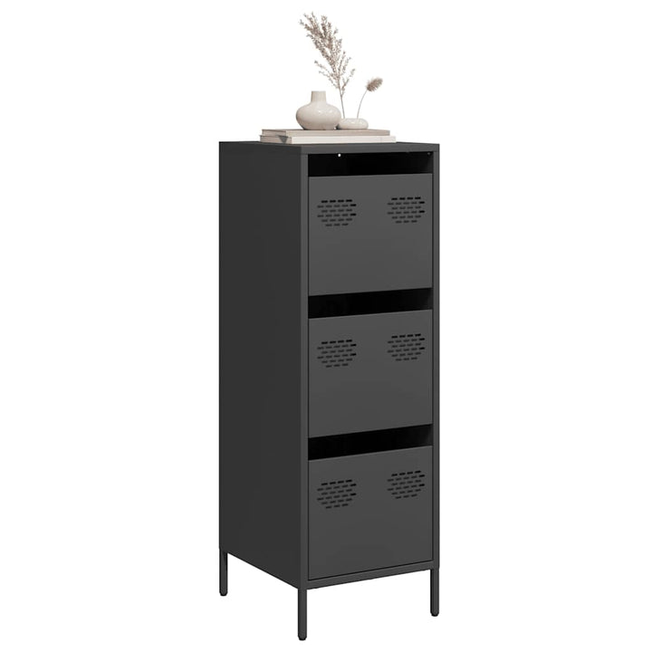 skab 35x39x103,5 cm stål sort