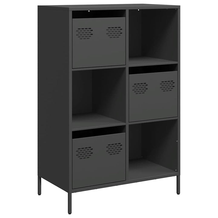skab 68x39x103,5 cm stål sort