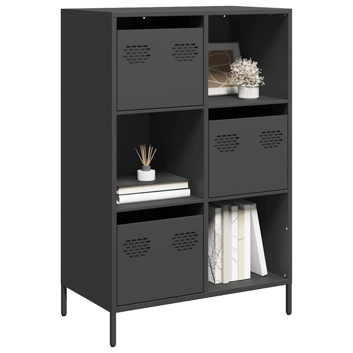 skab 68x39x103,5 cm stål sort