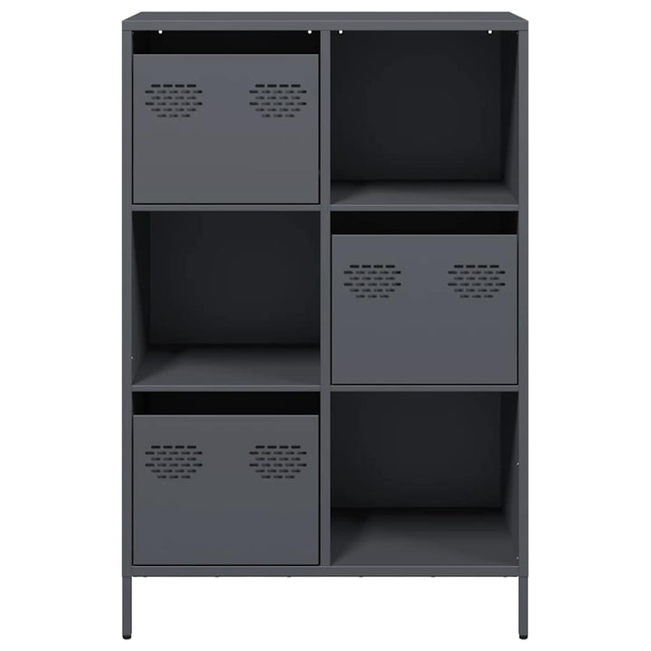 skab 68x39x103,5 cm stål antracitgrå