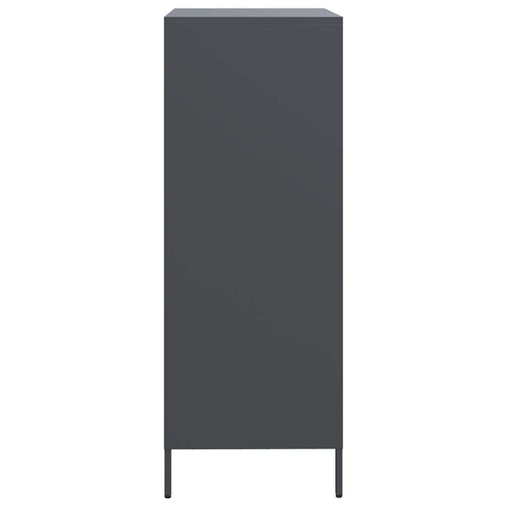 skab 68x39x103,5 cm stål antracitgrå