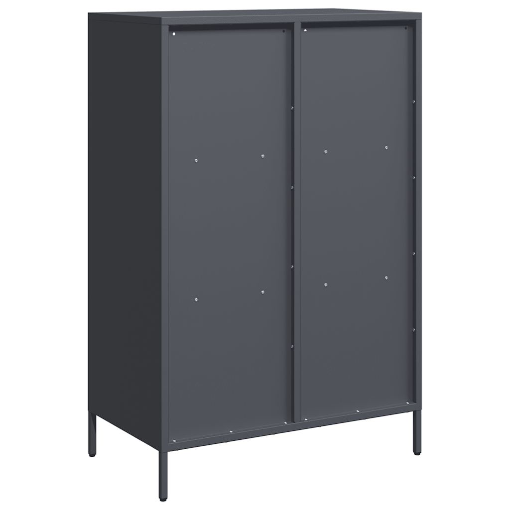 skab 68x39x103,5 cm stål antracitgrå