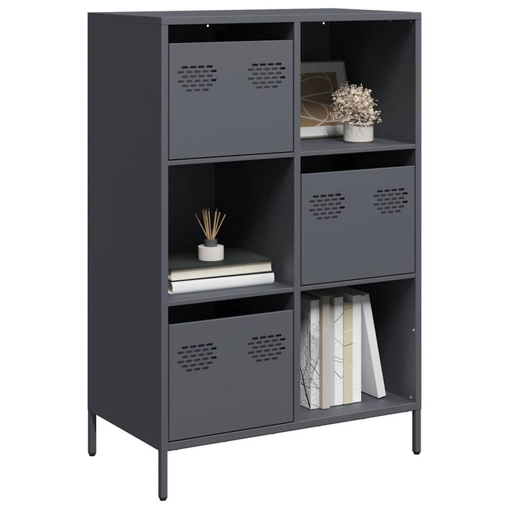 skab 68x39x103,5 cm stål antracitgrå
