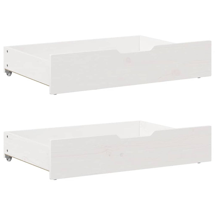sengeramme uden madras 90x190 cm massivt fyrretræ hvid
