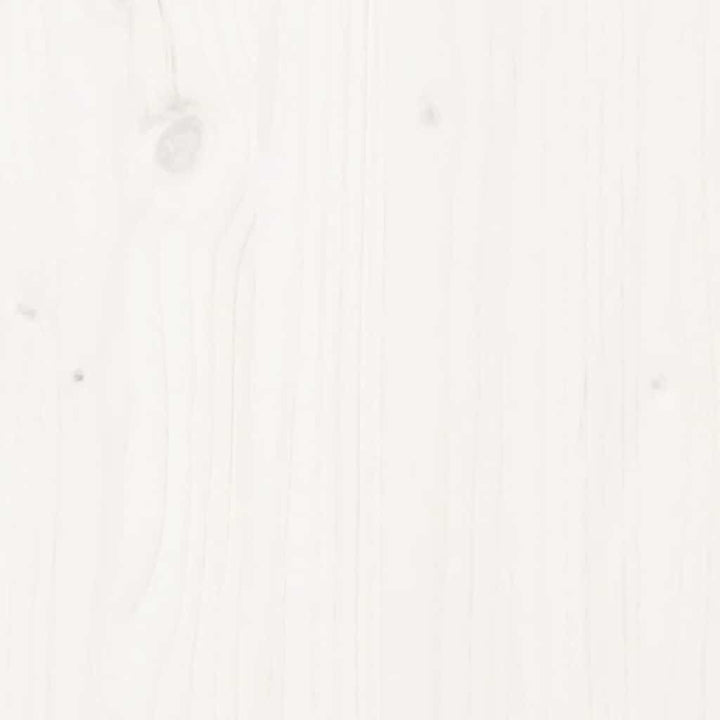 sengeramme uden madras 90x190 cm massivt fyrretræ hvid