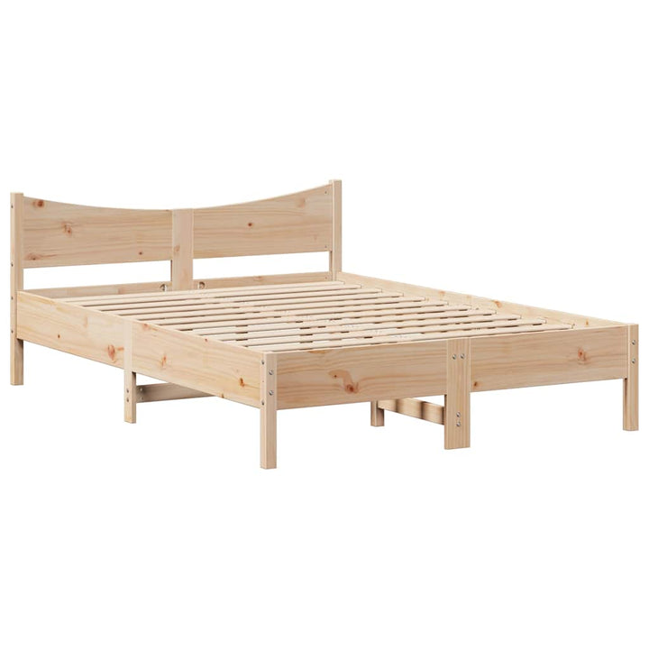sengeramme med skuffer 120x190 cm massivt fyrretræ