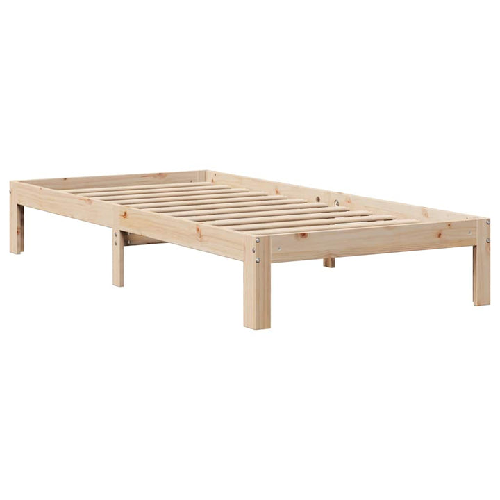 sengeramme med skuffer 90x190 cm massivt fyr