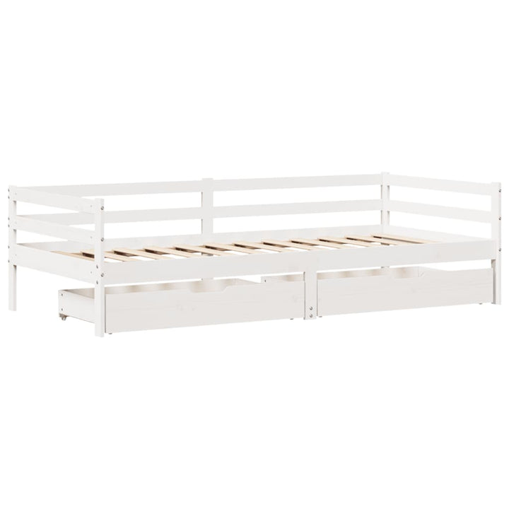 daybed med skuffer 90x200 cm massivt fyrretræ