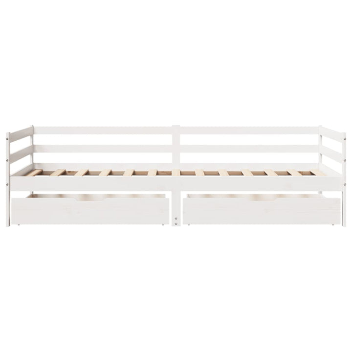 daybed med skuffer 90x200 cm massivt fyrretræ