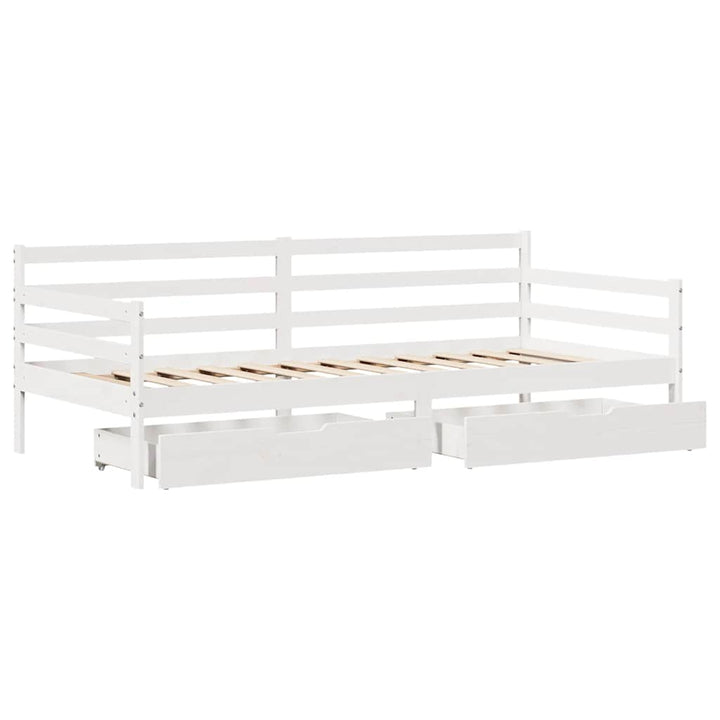 daybed med skuffer 90x200 cm massivt fyrretræ