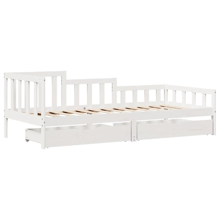 daybed med skuffer 90x190 cm massivt fyrretræ