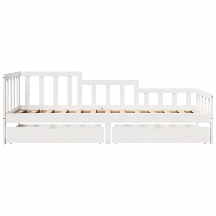 daybed med skuffer 90x190 cm massivt fyrretræ