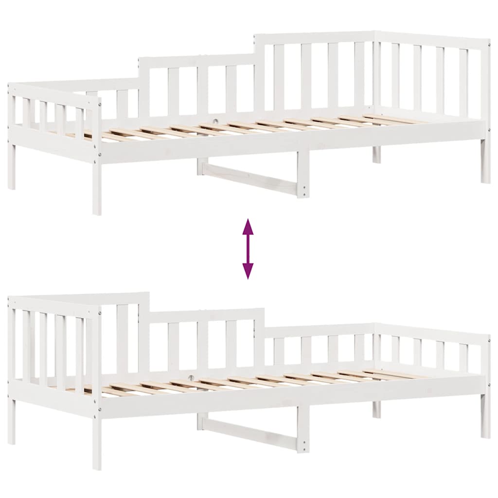 daybed med skuffer 90x190 cm massivt fyrretræ