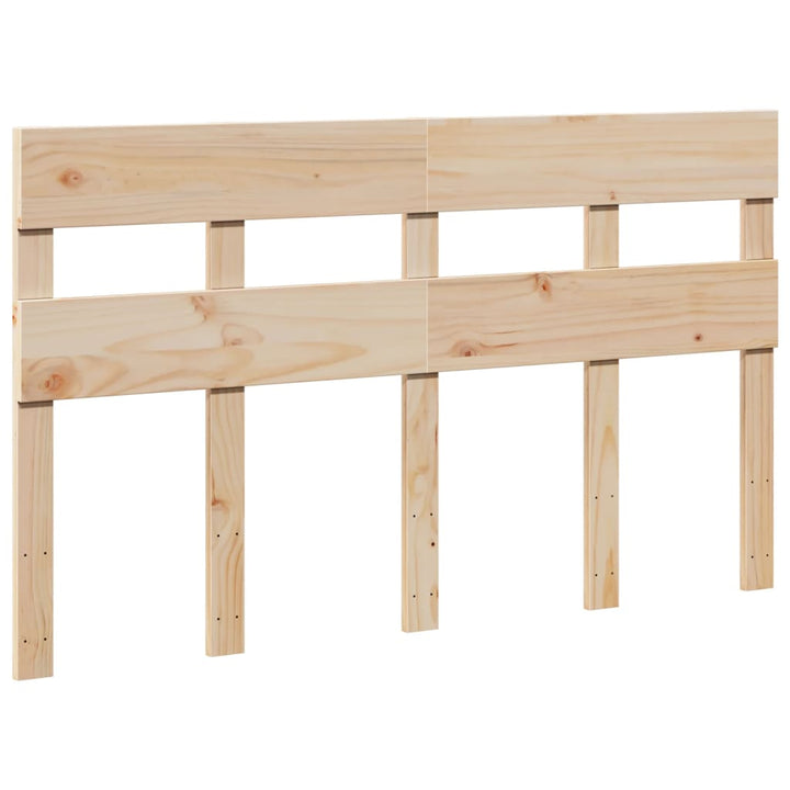 sengeramme uden madras 140x190 cm massivt fyrretræ