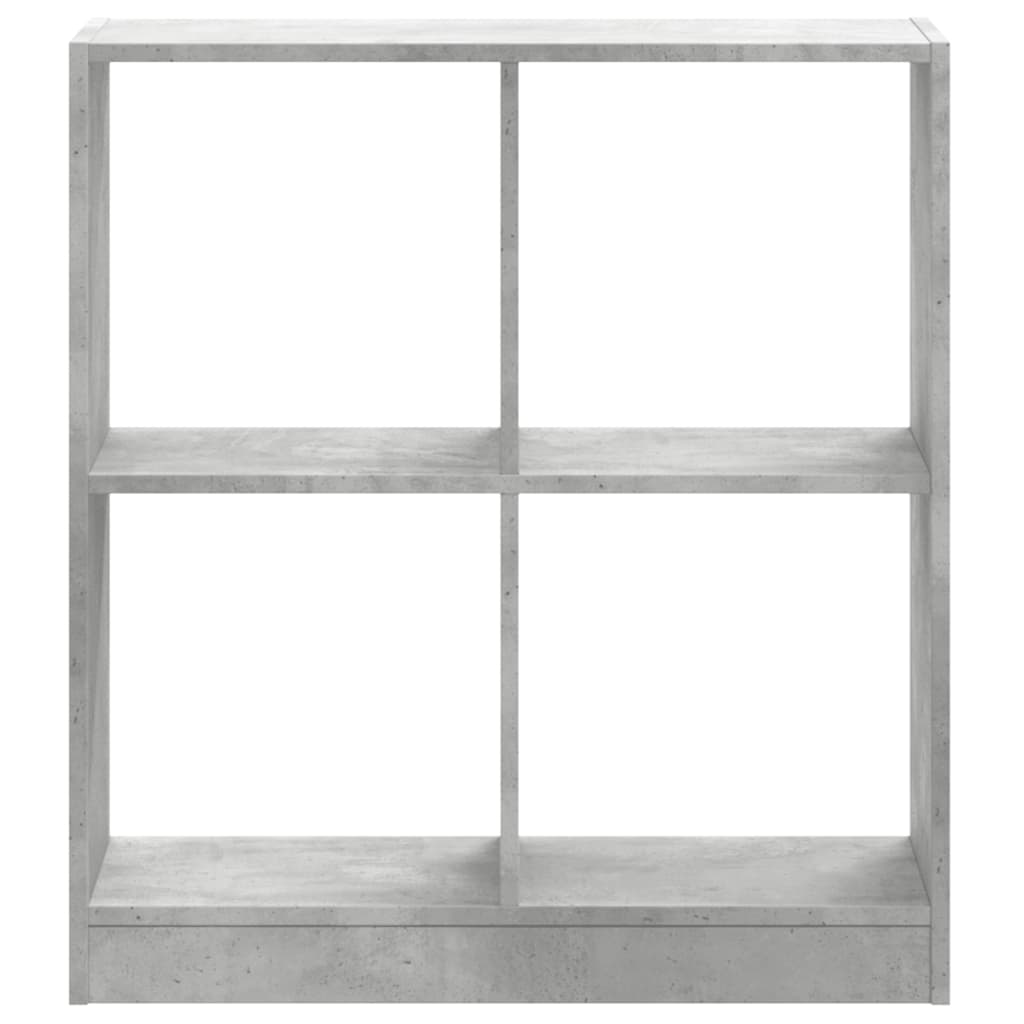 skab 68,5x32x75 cm konstrueret træ betongrå