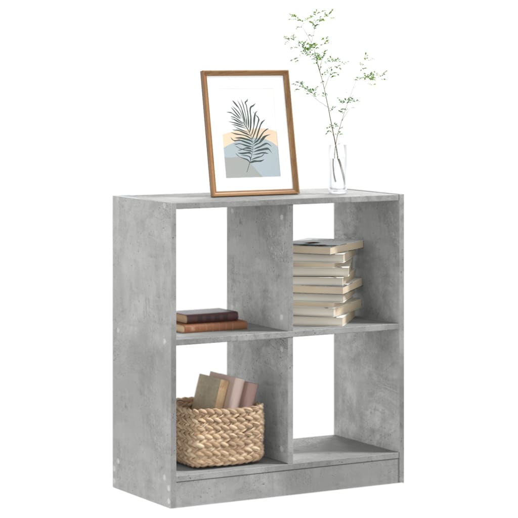 skab 68,5x32x75 cm konstrueret træ betongrå