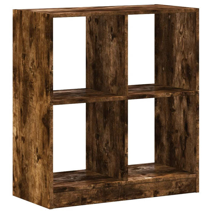 skab 68,5x32x75 cm konstrueret træ røget egetræ