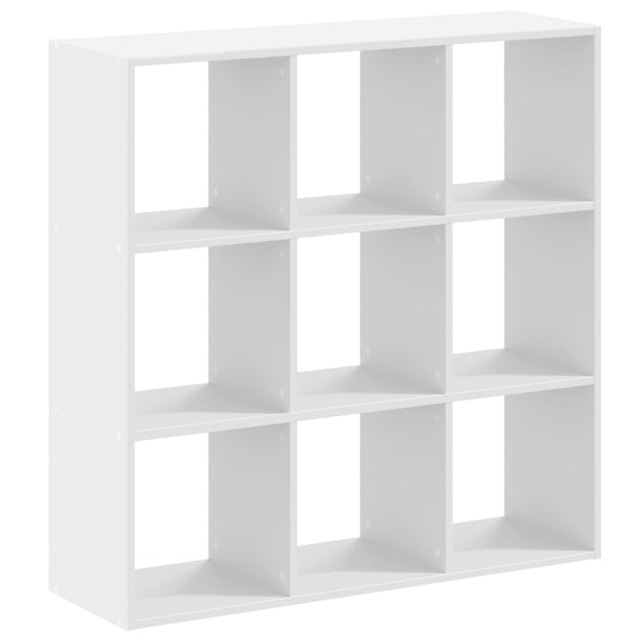 bogreol 102x32x102 cm konstrueret træ hvid