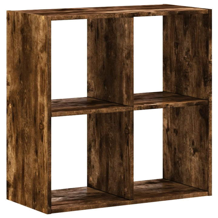 skab 68,5x32x68,5 cm konstrueret træ røget egetræ