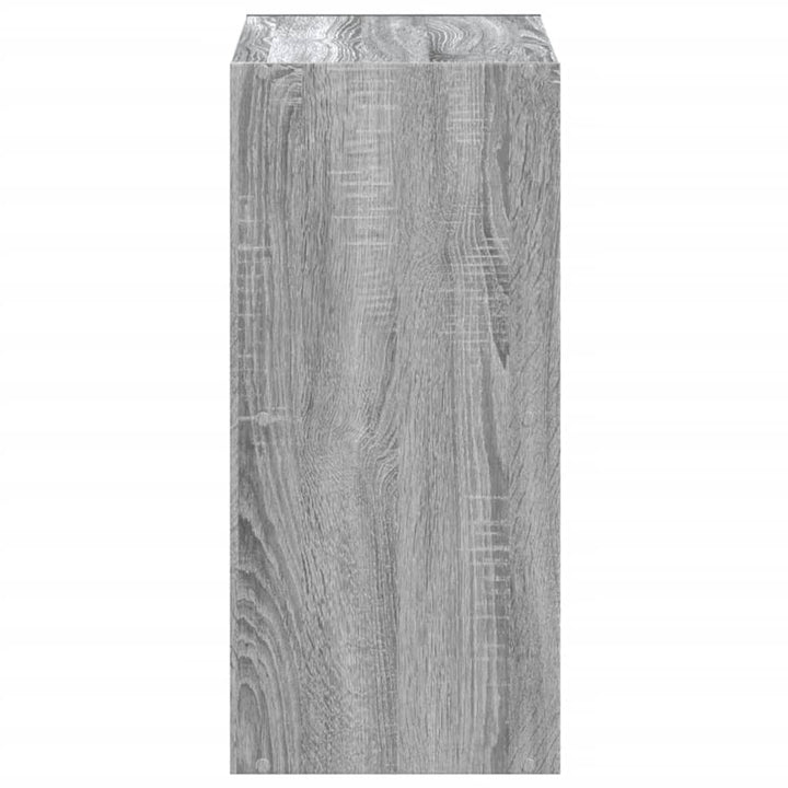 skab 68,5x32x68,5 cm konstrueret træ grå sonoma-eg