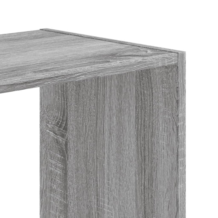 skab 68,5x32x68,5 cm konstrueret træ grå sonoma-eg