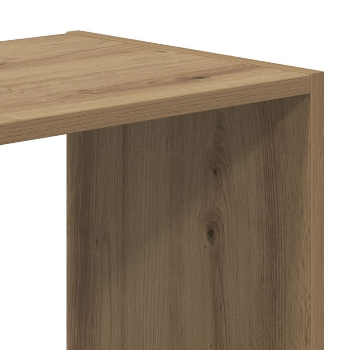 skab 68,5x32x68,5 cm konstrueret træ egetræsfarve