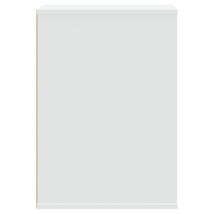 kommode til hjørne 40x41x58 cm konstrueret træ hvid